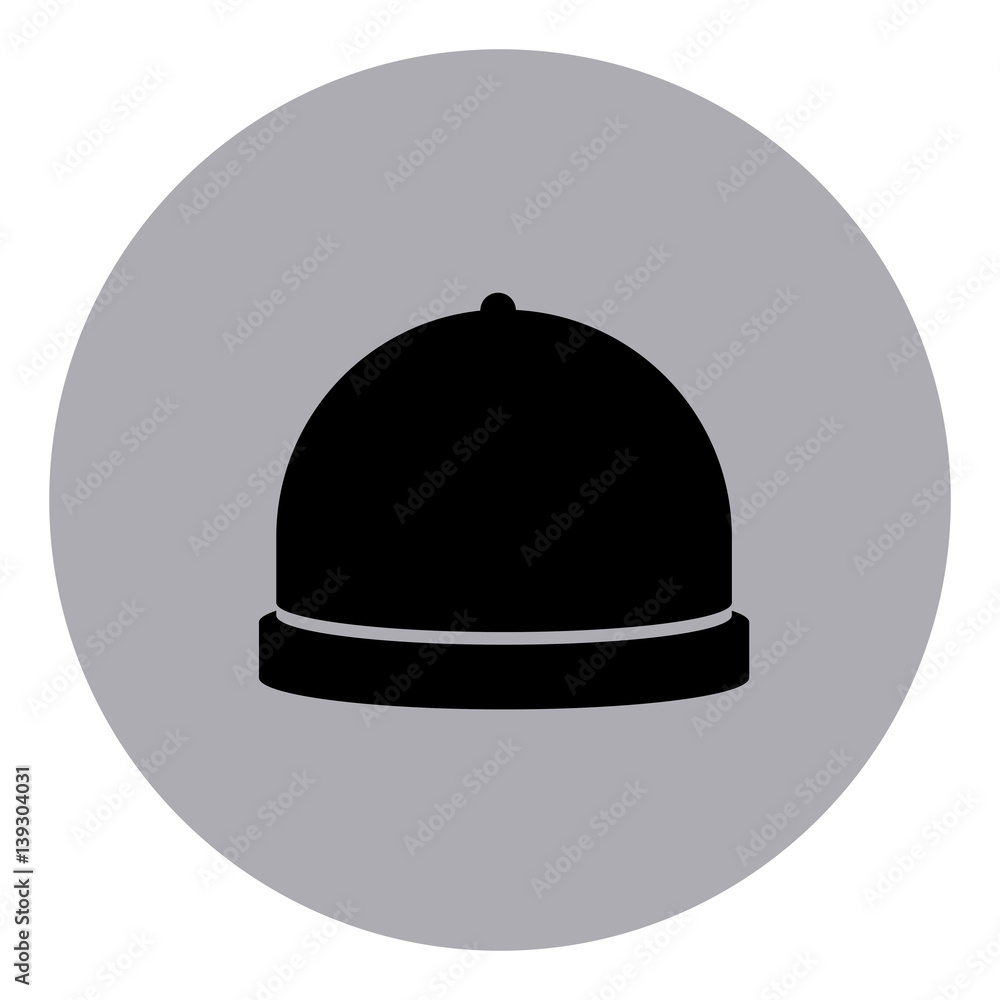 Fototapeta premium blue emblem sticker catering icon, vector illustraction design image