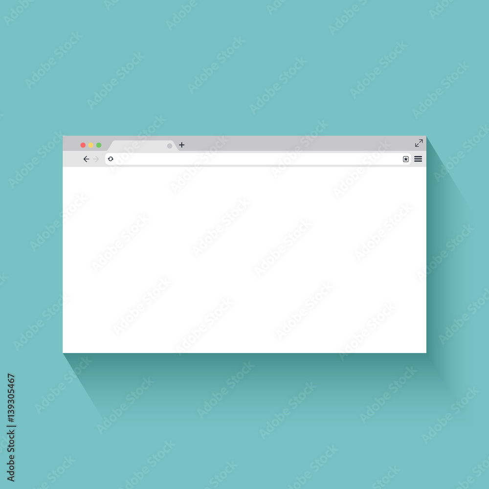 Simple browser window. Browser search. Flat. Vector illustration EPS 10 Simple browser window. Browser search. Flat. Vector illustration EPS 10