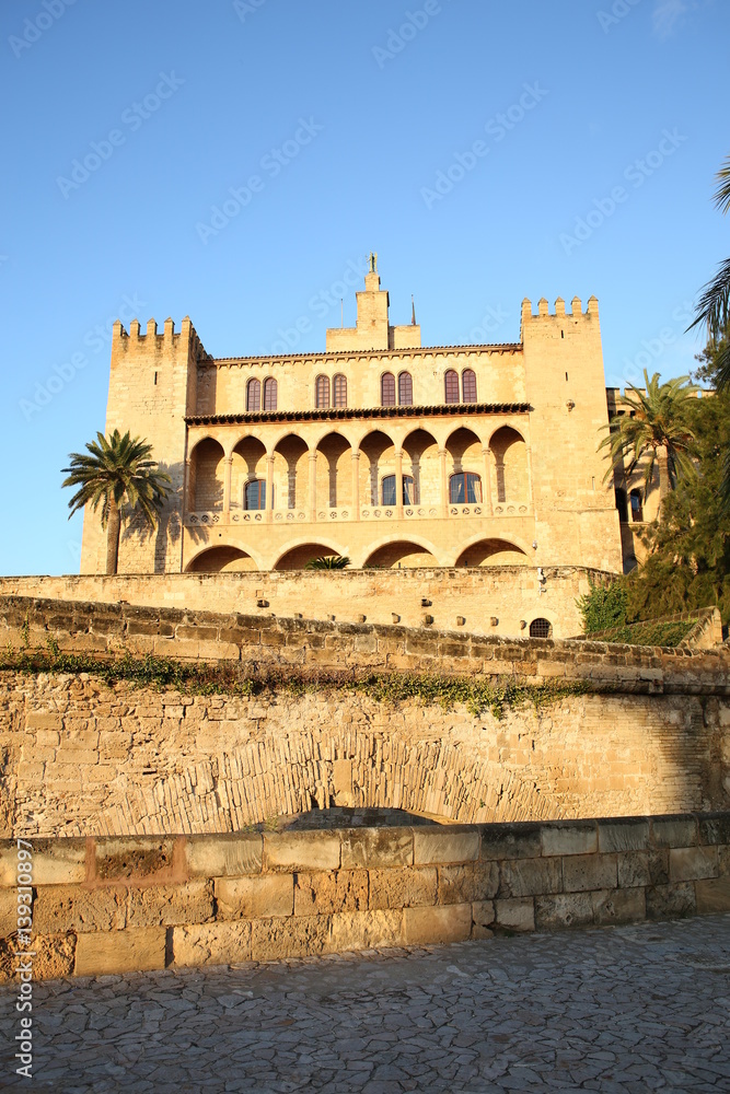 Historic palace in downtown Palma de Majorca, Majorca Island, Balearic Islands, Spain