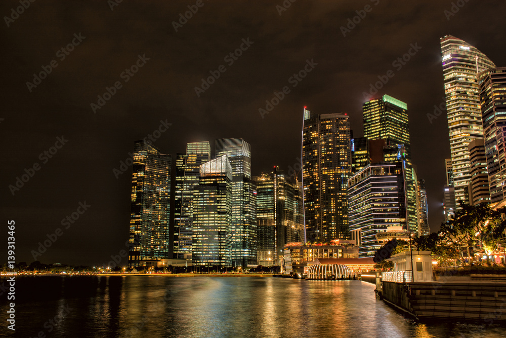 Obraz premium Cityscape in night time