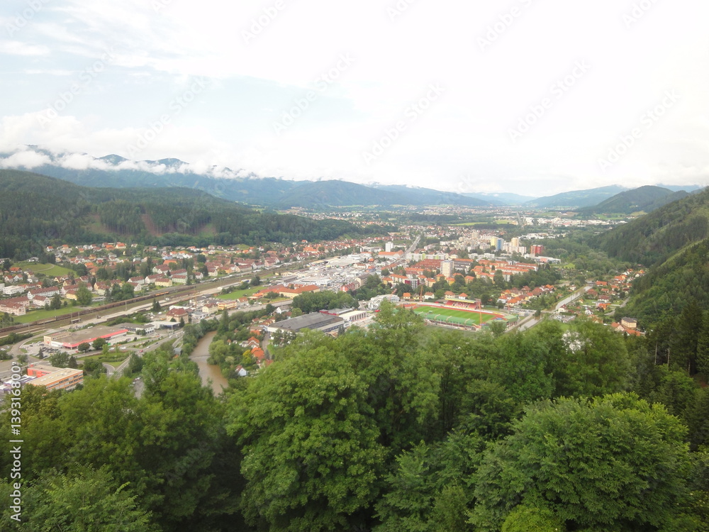 Panorama von Kapfenberg, Steiermark