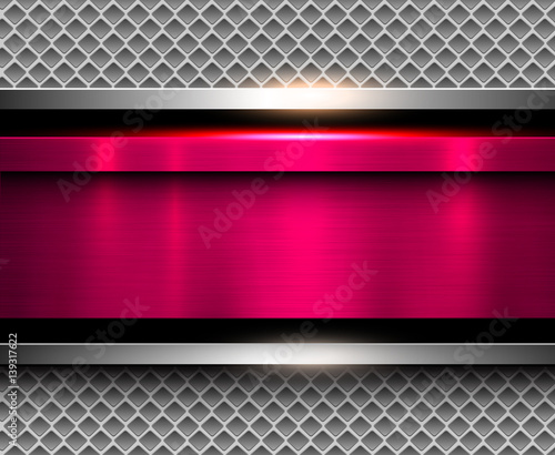 Background metallic pink