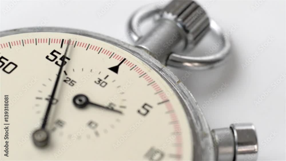Close-up of a chronometer rotating on itself Close-up of a chronometer rotating on itself