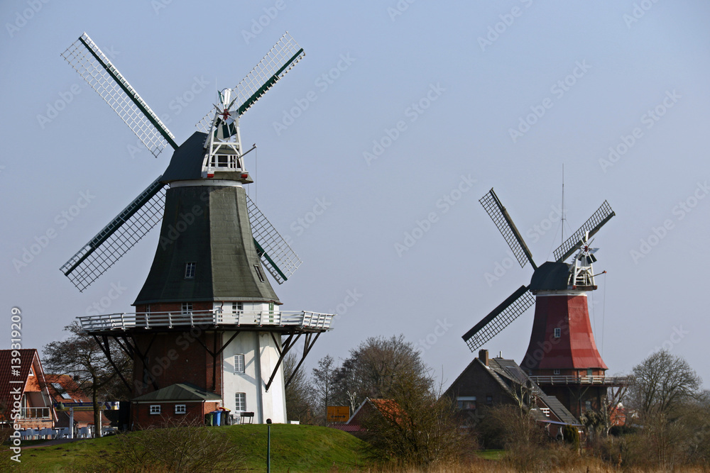 Windmühlen in Greetsiel Windmühlen in Greetsiel