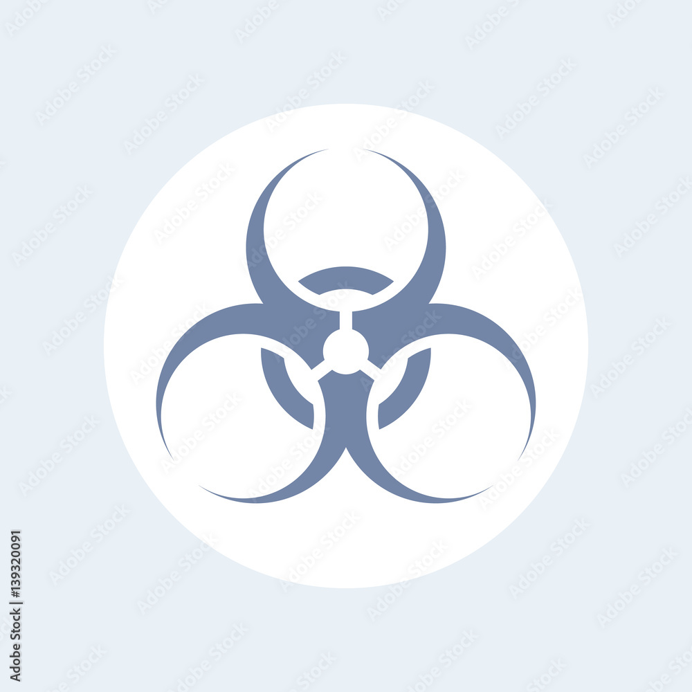 biohazard symbol, biological hazard sign isolated on white biohazard symbol, biological hazard sign isolated on white