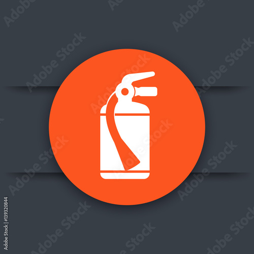 fire extinguisher vector icon