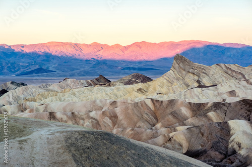 Death Valley National Park - Zabriskie Point at sunrise
