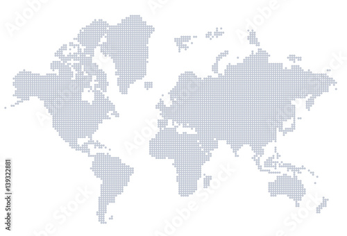世界地図 ヨーロッパ ドット