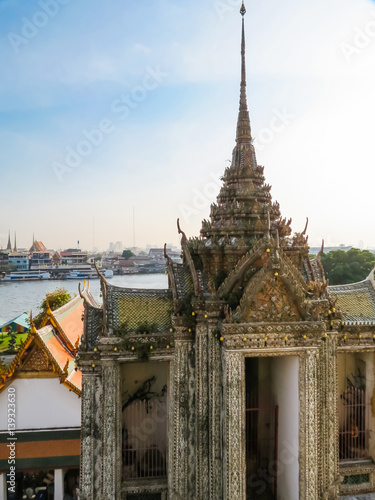 Wat Arun Temple or Temple of Dawn  Bangkok  Thailand