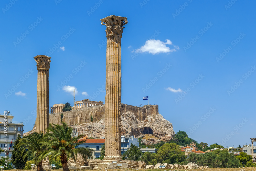 View of Acropolis of Athens