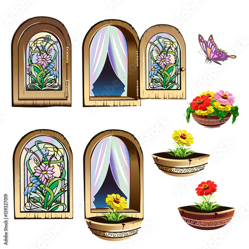 stained glass window