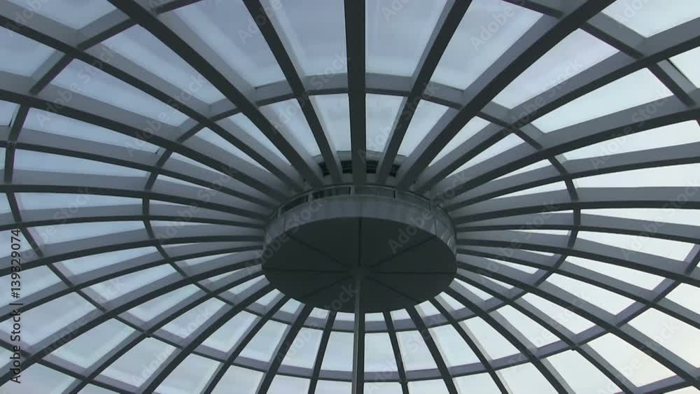The Glass Ceiling Roof Of Urban Modern Building The Glass Ceiling Roof Of Urban Modern Building