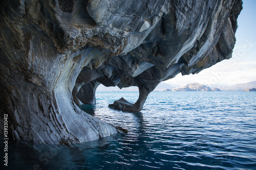 Marble Caves in General Carrera lake, Chile Chico, Patagonia, Chile