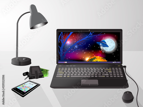 computer screen saver space and UFOs