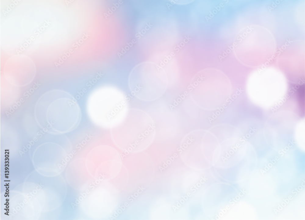 Soft blue blurred background.