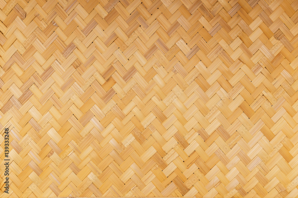 Close up of woven bamboo pattern. Close up of woven bamboo pattern.