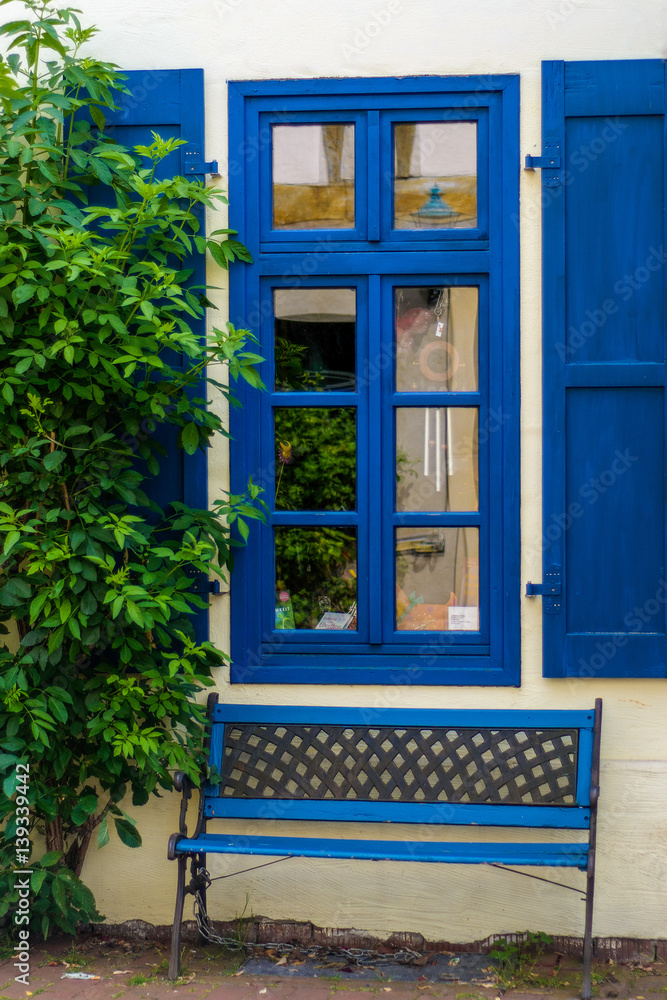 Obraz premium Das blaue Haus