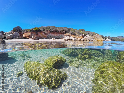 clear sky over Alghero shoreline