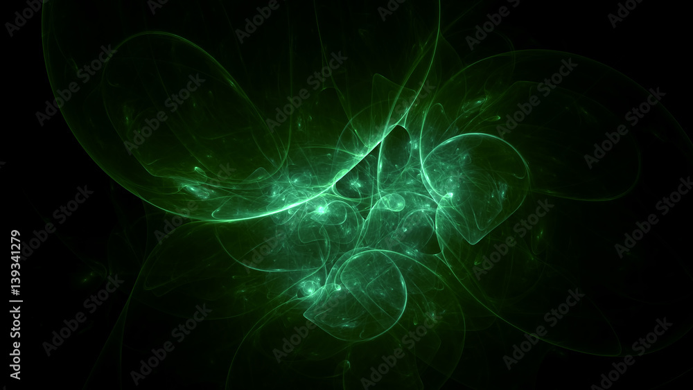 3D rendering abstract fractal light background 3D rendering abstract fractal light background