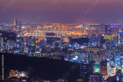 Seoul city, South Korea.
