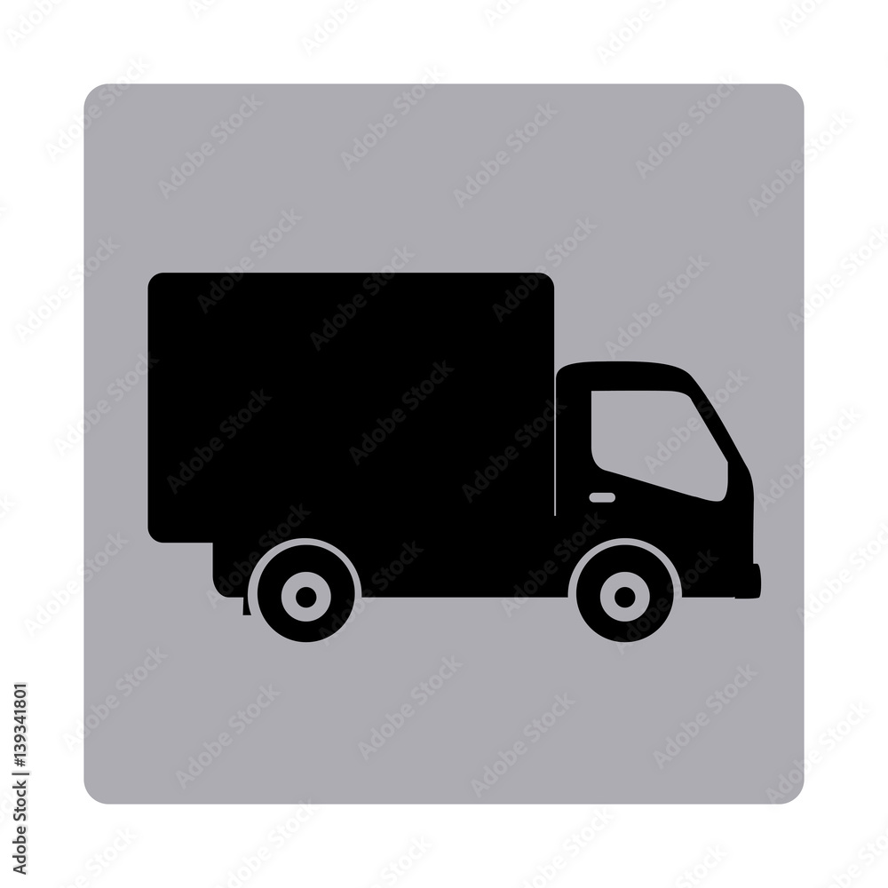 contour emblem delivery car icon, vector illustraction design image contour emblem delivery car icon, vector illustraction design image