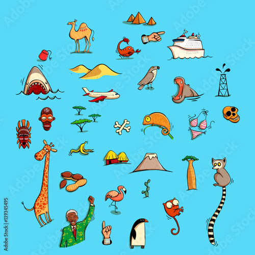 World Illustrations Set No. 5: Africa