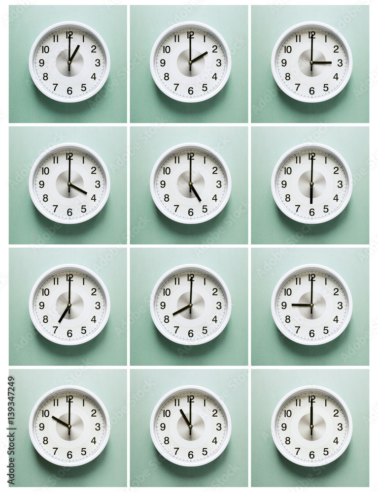 clock, Times of Day clock, Times of Day