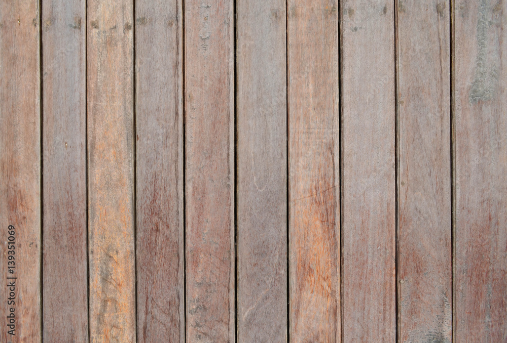 Fototapeta premium Wood slat floor