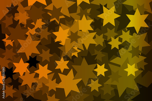 star - abstract geometric yellow background
