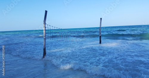 Tanzania Zanzibar Paje Beach Volleyball Ocean Africa