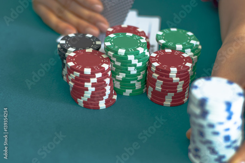 Obraz na płótnie poker