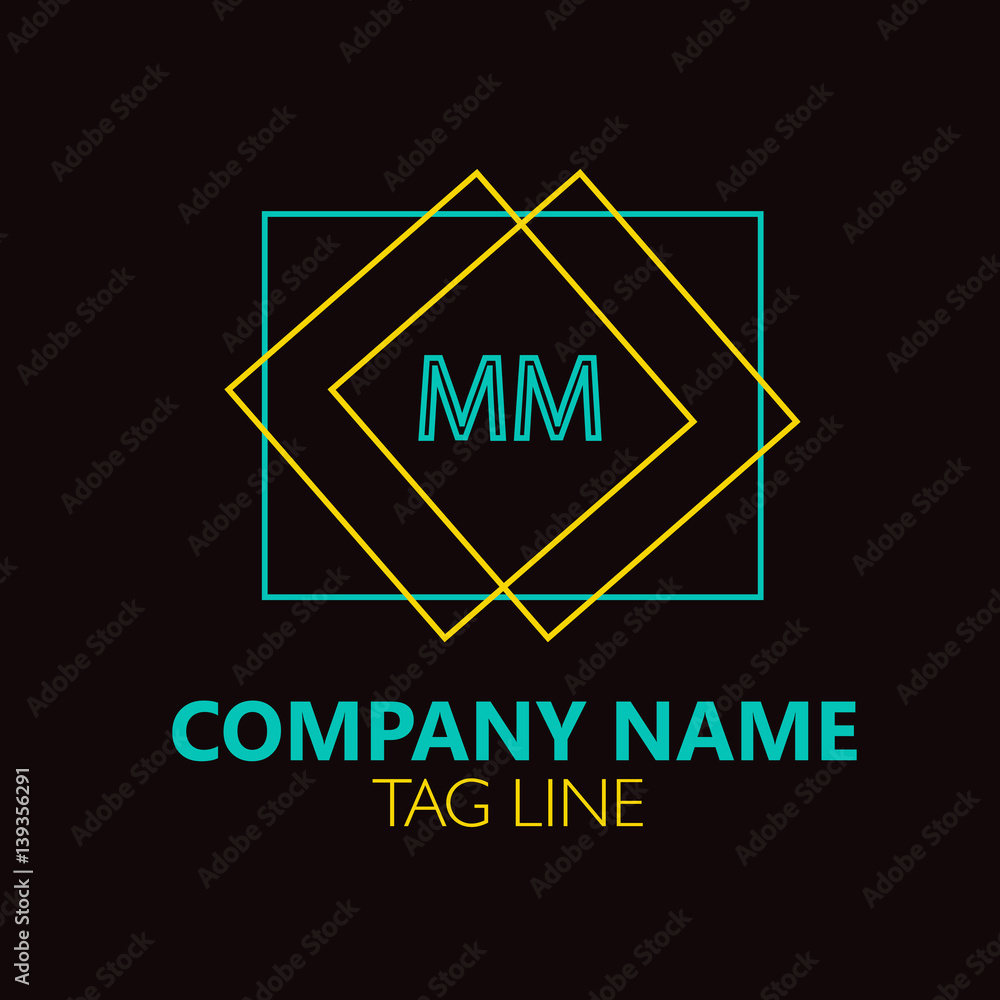 MM Letter Logo Design.Sign.Symbol MM Letter Logo Design.Sign.Symbol