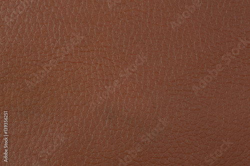 Brown natural leather texture surface.
