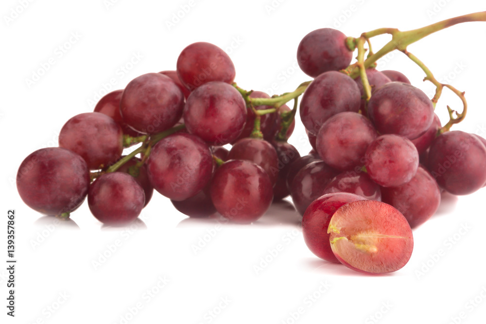 red grape isolated on white background red grape isolated on white background