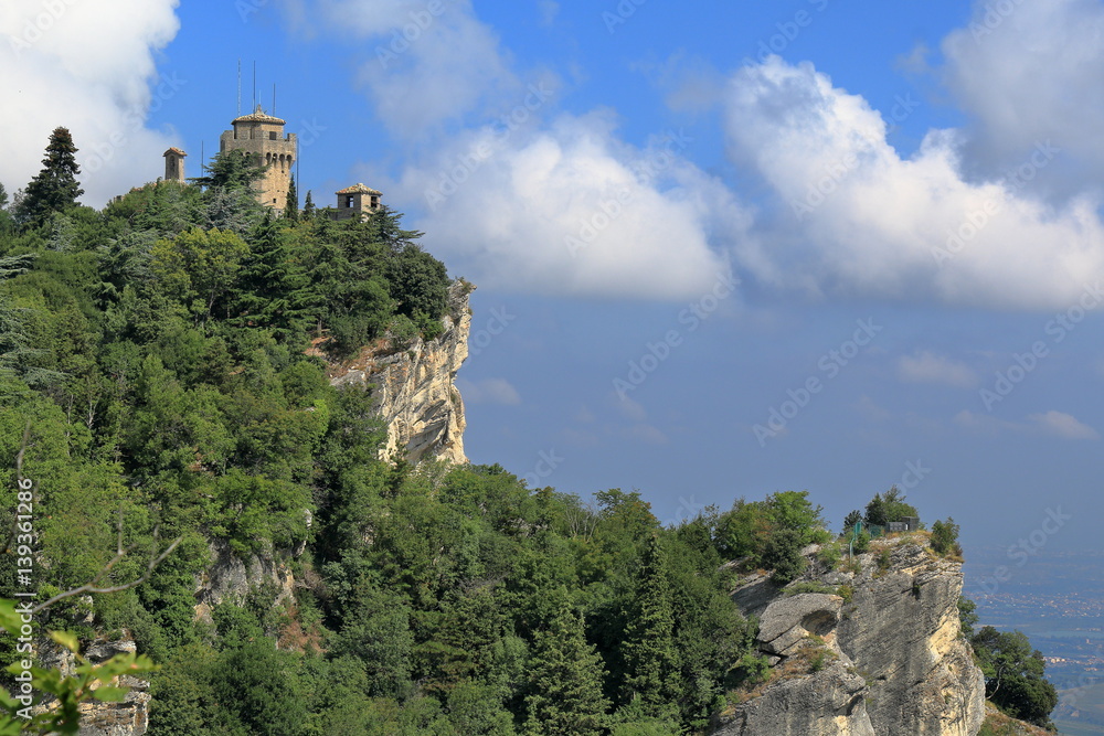 De La Fratta or Cesta tower in San Marino, Italy
