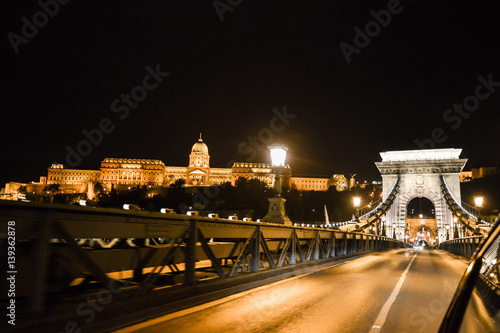 bridge in the night city