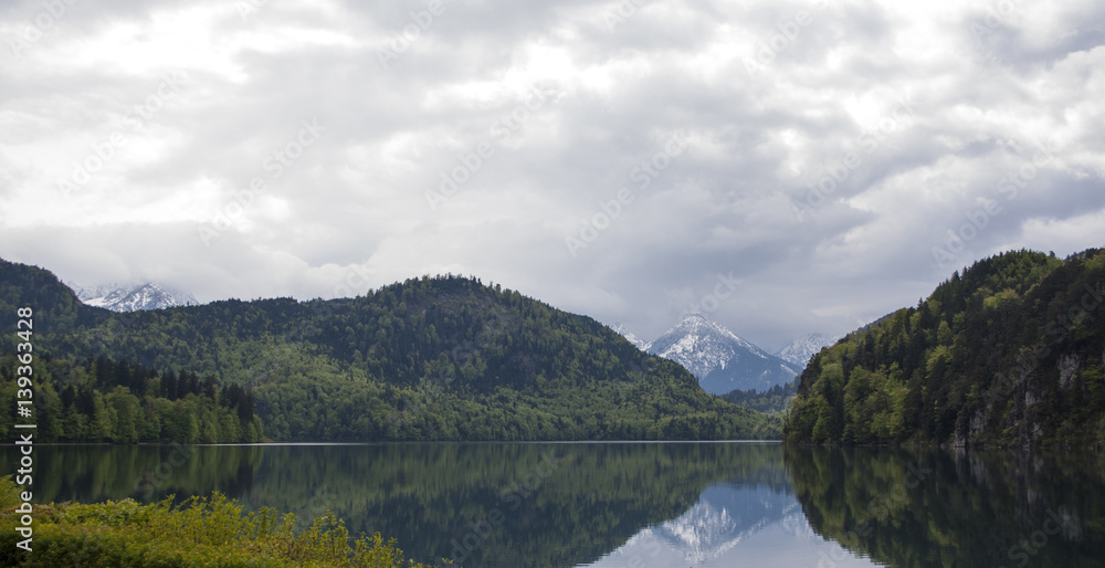 Alpsee Lake Neuschwanstein Germany