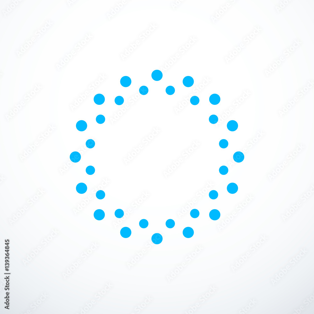 Vector abstract circle shape Vector abstract circle shape