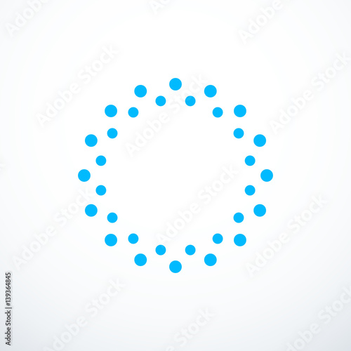 Vector abstract circle shape