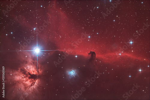 Pferdekopfnebel, Dunkelwolke im Sternbild Orion