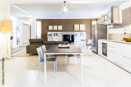 modern beautiful apartment in new luxury home interior © Marino Bocelli