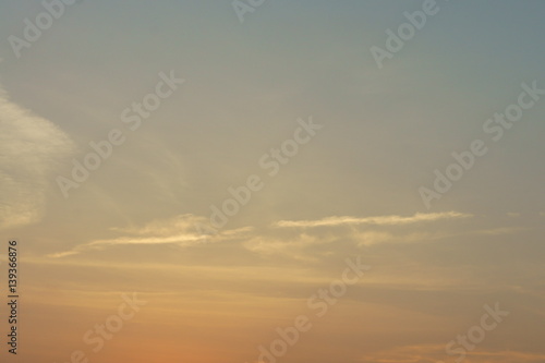 Sunset sky background