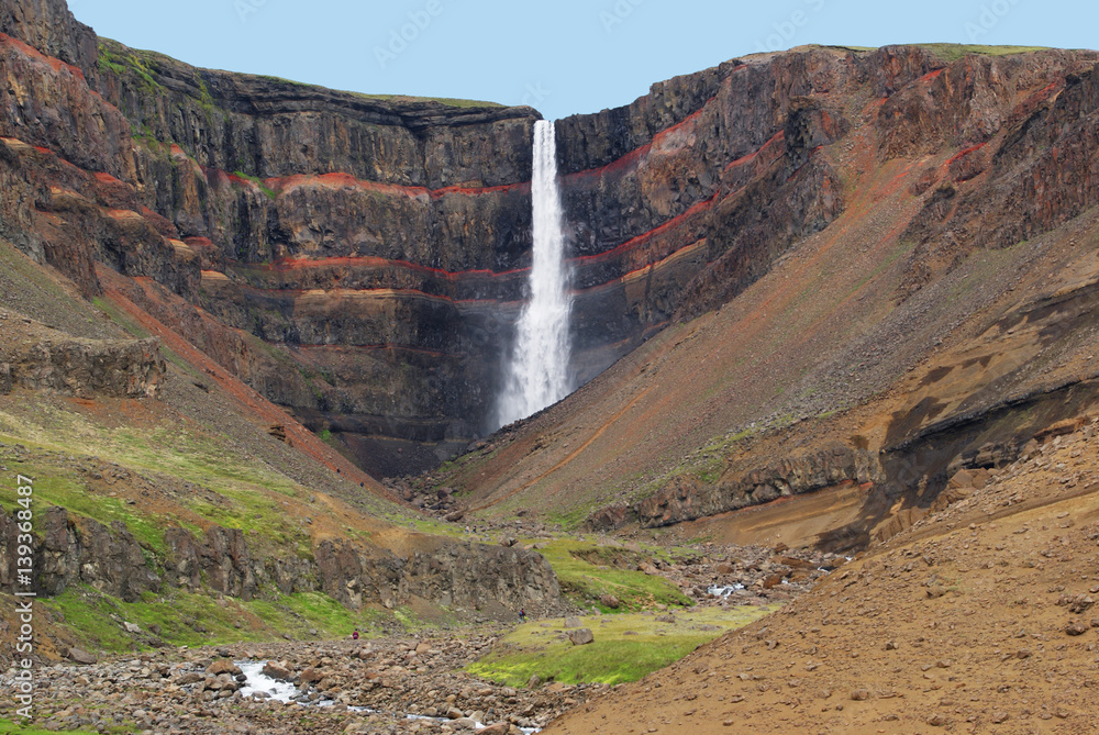 an icelandic waterfall