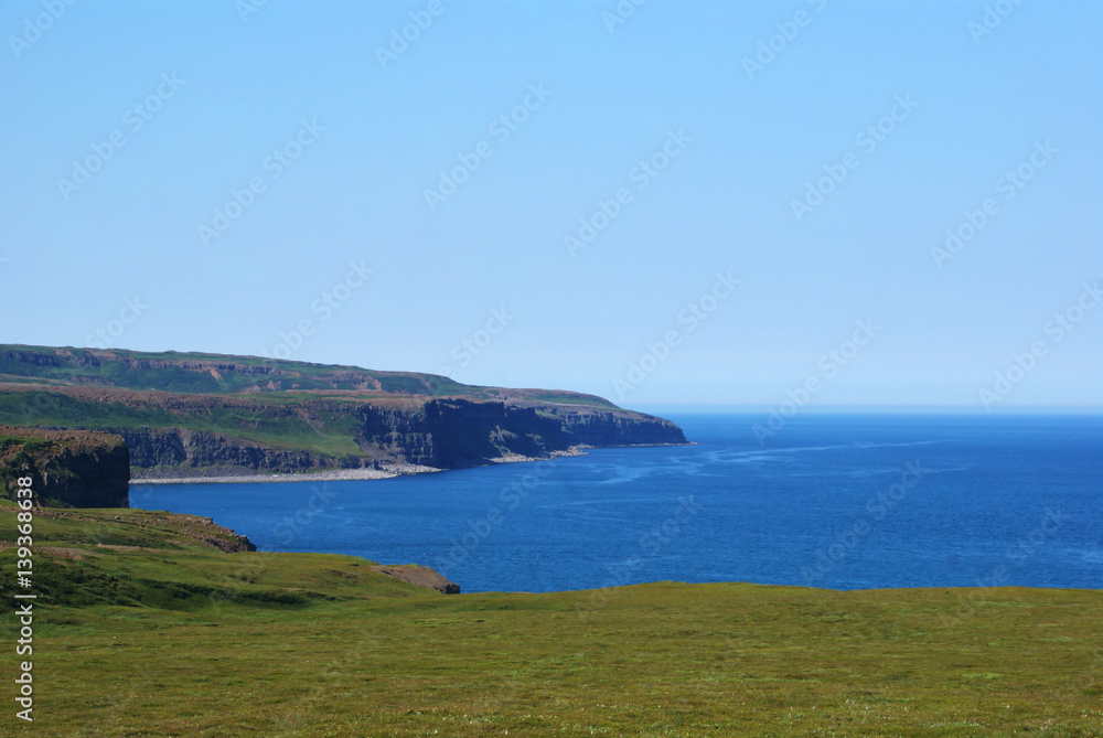 panorama of the Icelandic coast of Atlantic panorama of the Icelandic coast of Atlantic