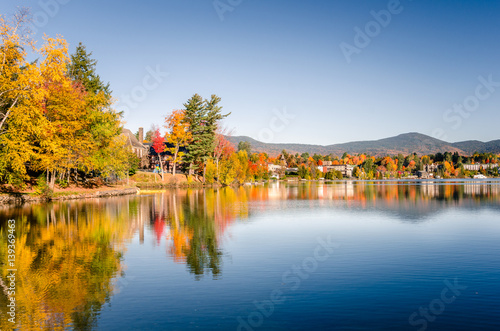 Lake Placid in on a Clear Fall Morning