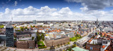 Hamburg City Panorama mit Rathaus und Alster