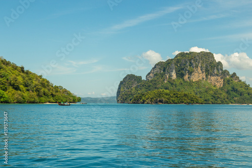 The beautiful landscape of Koh Poda  Poda Island  in Andaman sea  Krabi province  Thailand.