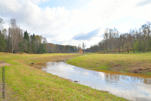 River Slavianka at spring. photo