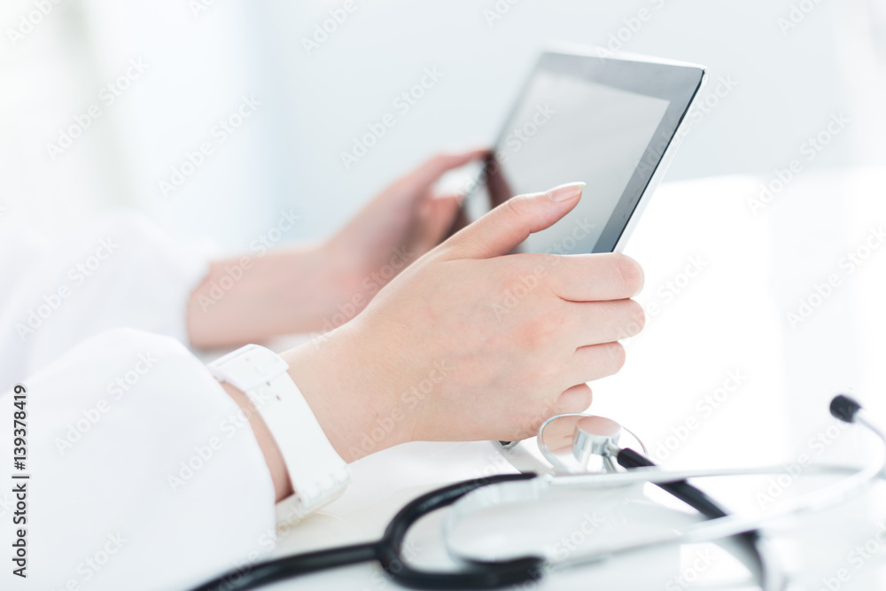 young pretty woman doctor in clinic young pretty woman doctor in clinic
