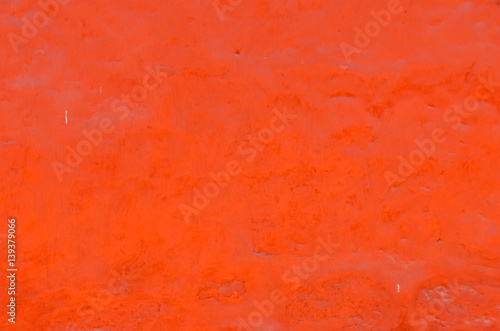 Textured wall, bright orange color